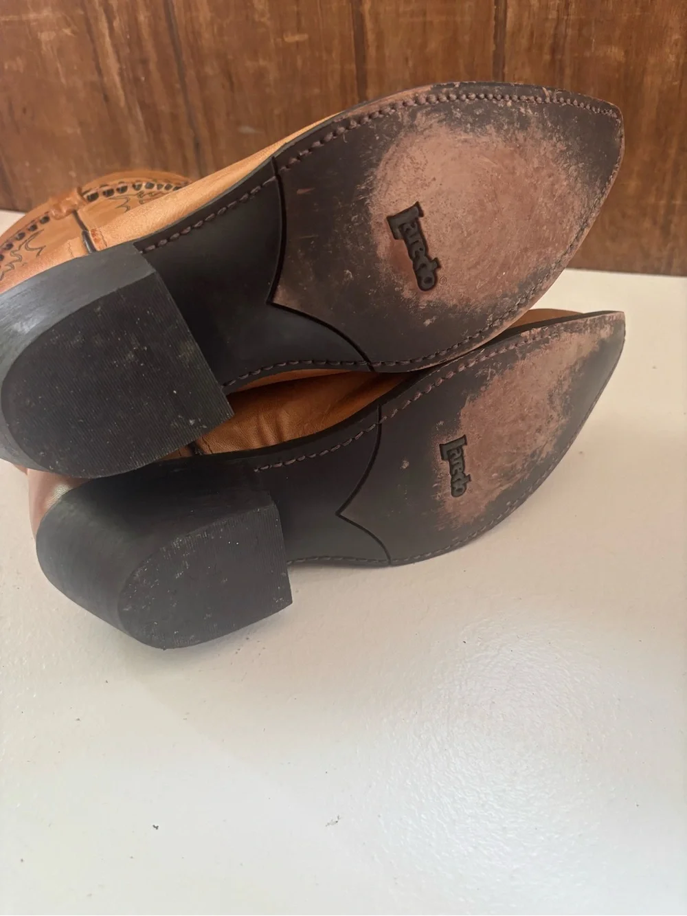 Laredo Men's Laramie Snip-Toe Western Boots size 10 EW